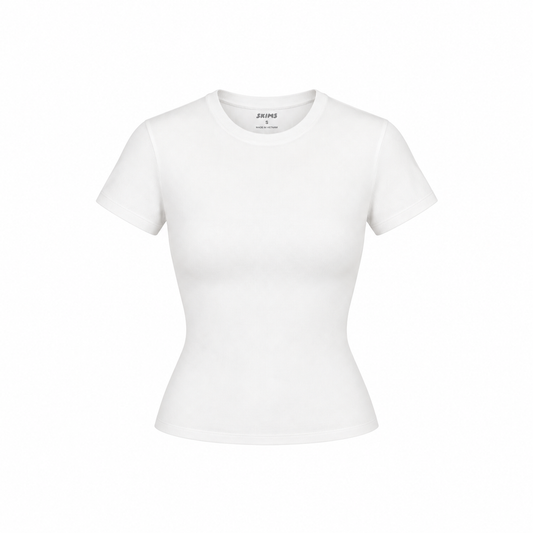 Skims Fitted T-shirt White