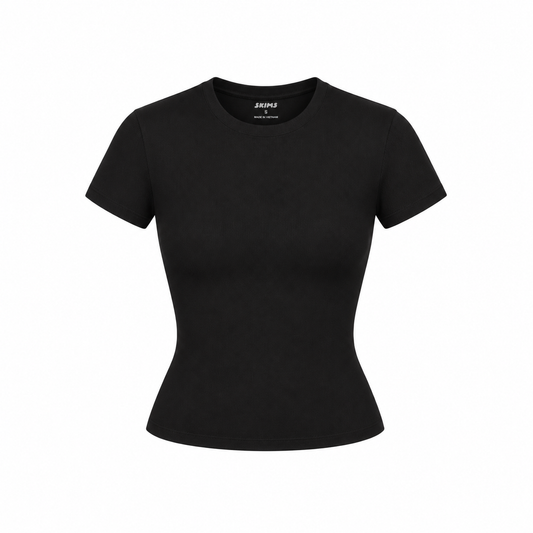 Skims Fitted T-shirt Black