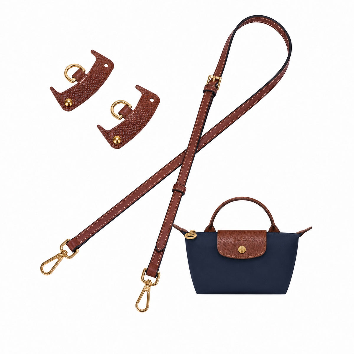 Longchamp Le Pliage Navy Classic Mini