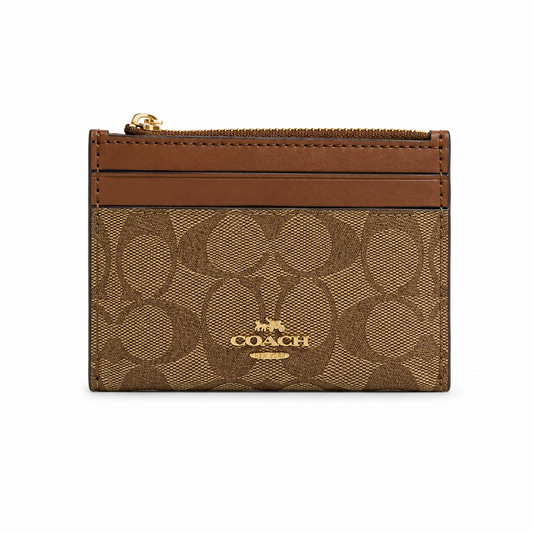 Coach Mini Wallet Brown