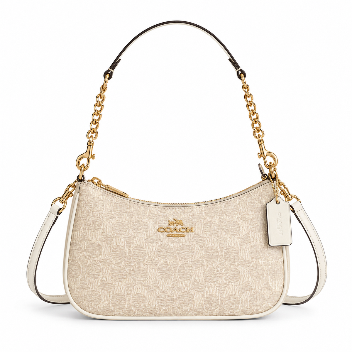 Coach Teri Shoulder Off-White Bag