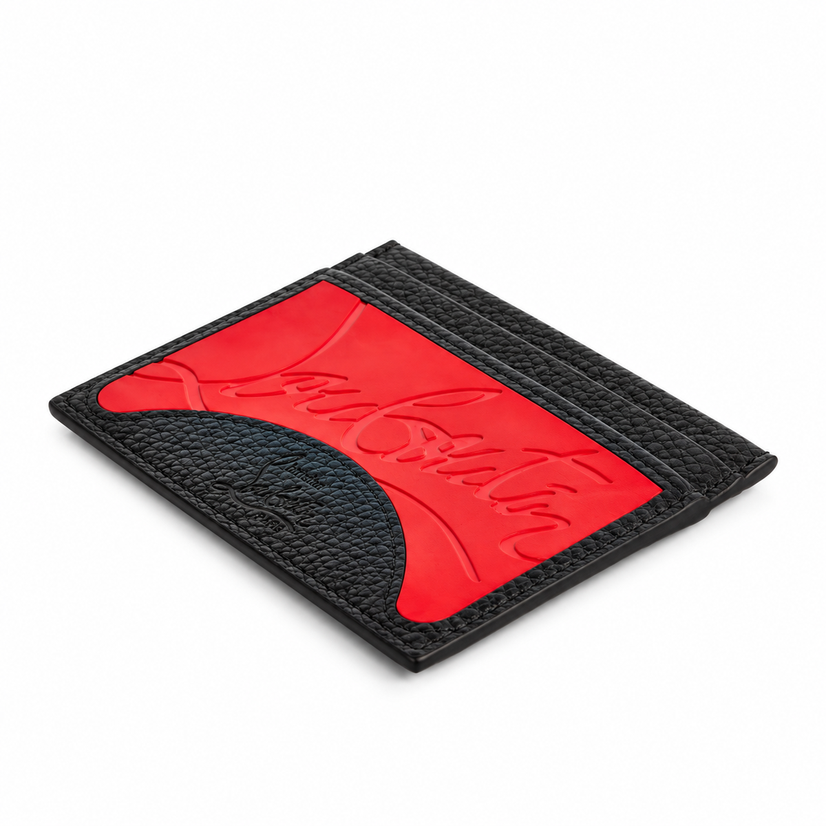 Louboutin Card Holder Red Black