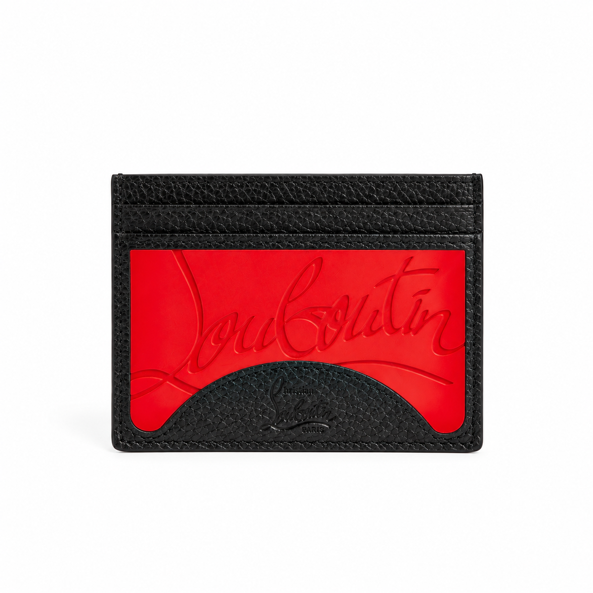 Louboutin Card Holder Red Black
